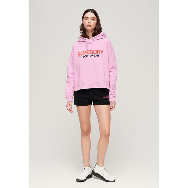 Superdry Sportswear Logo Racer Sportshorts Svart XL Kvinna