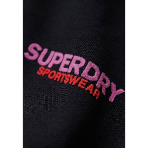 Superdry Sportswear Logo Racer Sportshorts Svart XL Kvinna