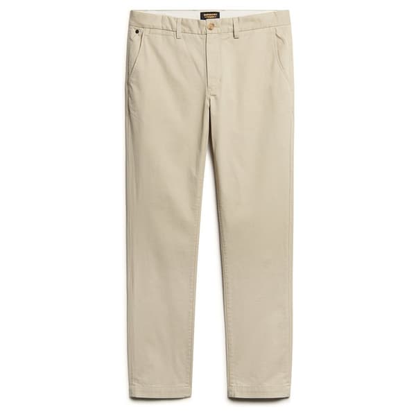 Superdry Tapered Stretch Chinobyxor Beige 29 / 32 Man