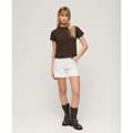 Pikkukuva 4 / 6: Superdry Vintage Mid Rise Cut Off Shortsit Beige 30 Nainen