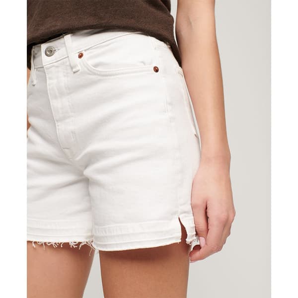 Superdry Vintage Mid Rise Cut Off Shortsit Beige 30 Nainen