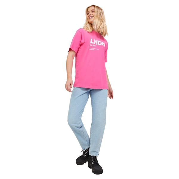 Jack & Jones Lisbon Mom Fit Rr4010 Högmidjadeans Blå 29 / 32 Kvinna