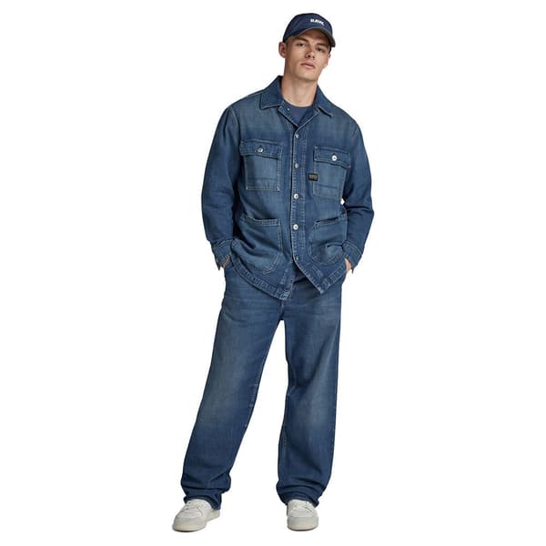 G-star Modson Straight Fit Jeans Blå 27 / 30 Mand