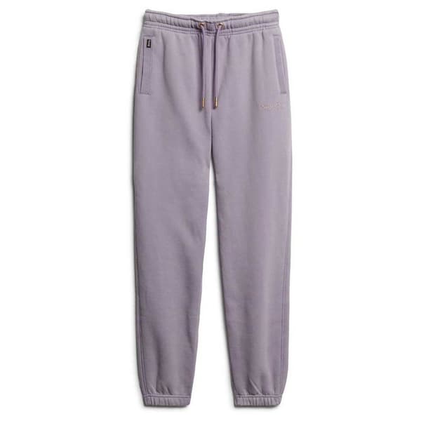 Superdry Essential Logo Cuff Mjukisbyxor Lila XS Kvinna
