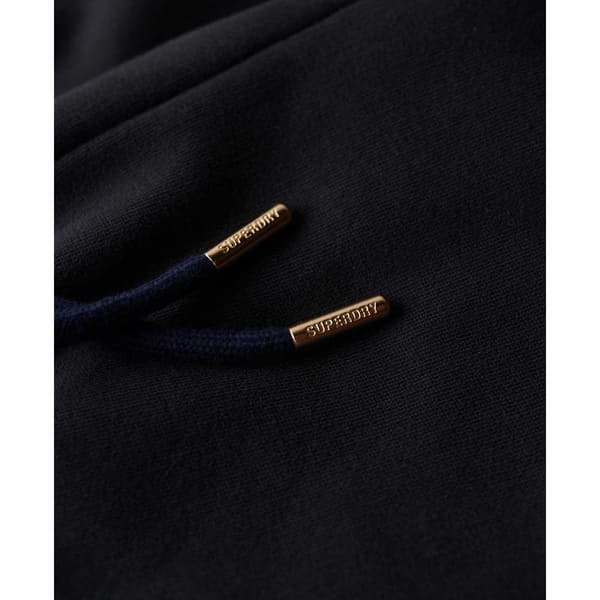 Superdry Essential Logo Cuff Mjukisbyxor Blå L Kvinna