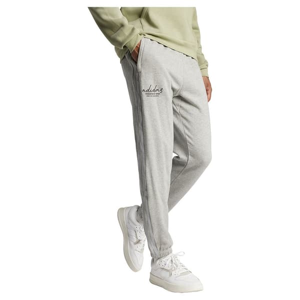 Adidas Brand Love French Terry Joggers Grå XL / Regular Mand