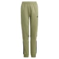 Miniatyrbild 2 av 5: Adidas Tiberio 3 Stripes Colorblock Fleece Joggers Grönt 7-8 Years Pojke