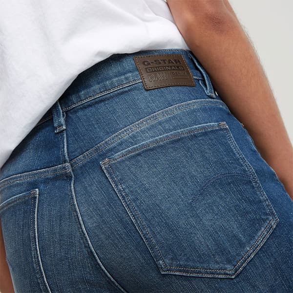 G-star Strace Straight Jeans Blå 31 / 30 Kvinna
