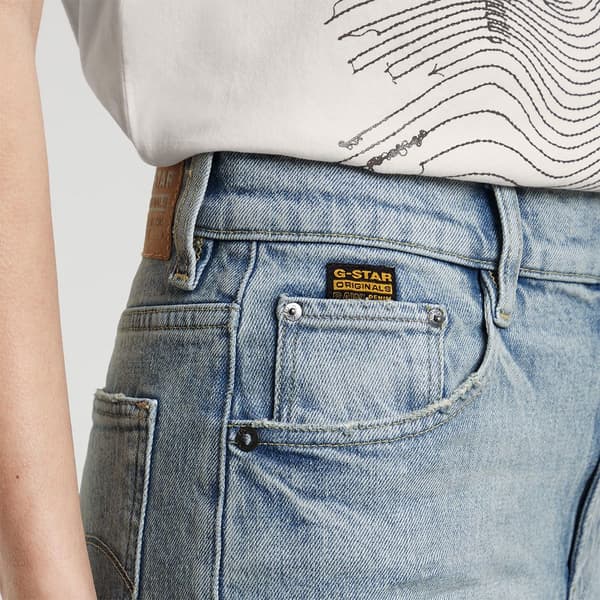 G-star Viktoria High Straight Jeans Blå 25 / 32 Kvinde