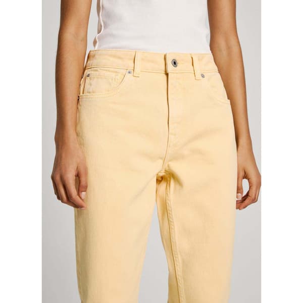 Pepe Jeans Pl204591 Tapered Fit Jeans Gul 27 / 28 Kvinde