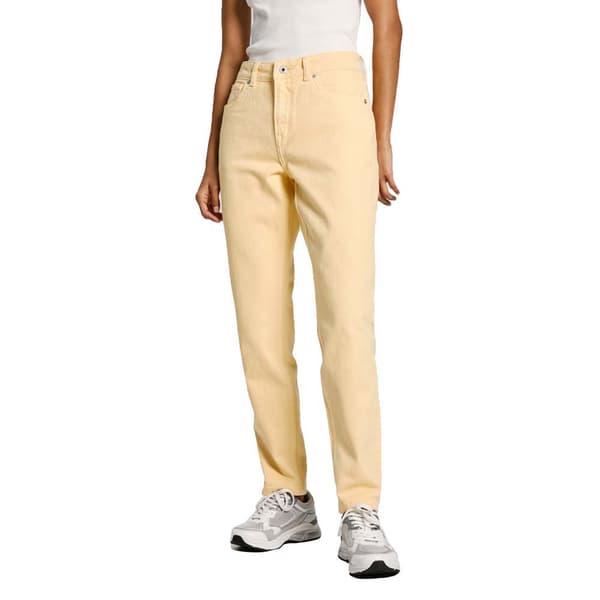 Pepe Jeans Pl204591 Tapered Fit Jeans Gul 27 / 28 Kvinde