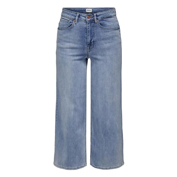 Only Madison Wide Crop Ankle Tai566 Korkeavyötäröiset Farkut Sininen 27 / 32 Nainen