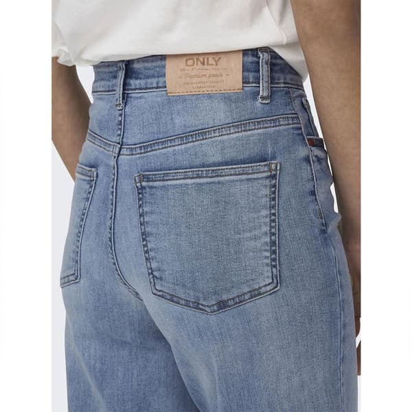 Only Madison Wide Crop Ankle Tai566 Korkeavyötäröiset Farkut Sininen 27 / 32 Nainen