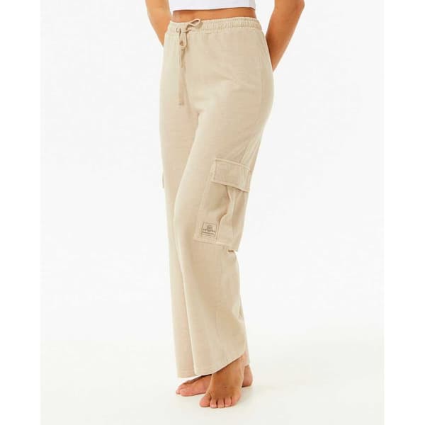 Rip Curl Block Party Cargo Mjukisbyxor Beige M Kvinna
