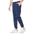 Miniatyrbild 3 av 3: Original Penguin Tencel Stretch Cargobyxor Blå 34 / 32 Man