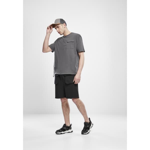 Urban Classics Big Pocket Terry Cargo Shorts Sort S Mand