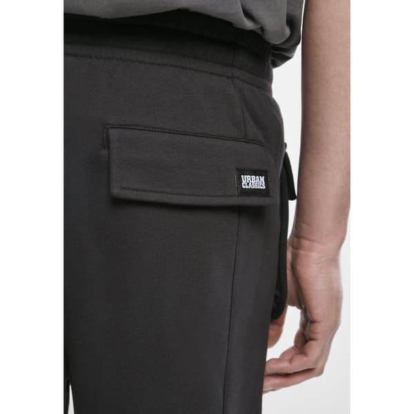 Urban Classics Big Pocket Terry Cargo Shorts Sort S Mand