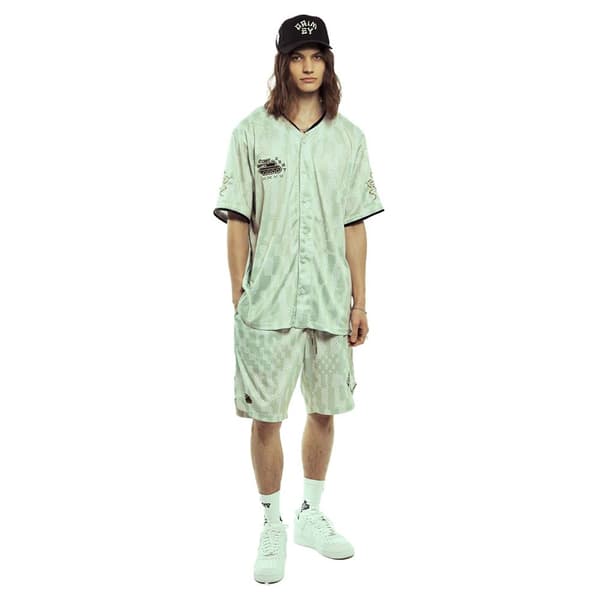 Grimey Lucky Dragon Basket Shorts Grøn 3XL Mand