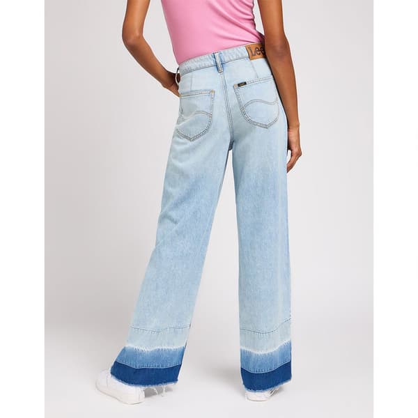 Lee Stella A Line Wide Leg Fit Jeans Blå 29 / 31 Kvinna