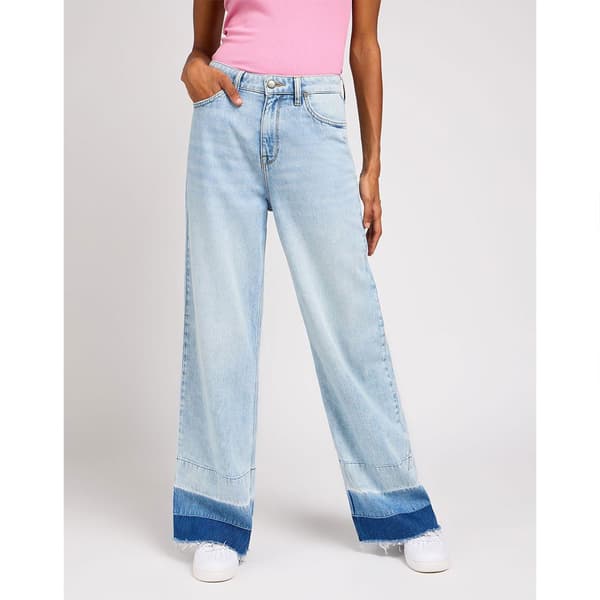 Lee Stella A Line Wide Leg Fit Jeans Blå 29 / 31 Kvinna