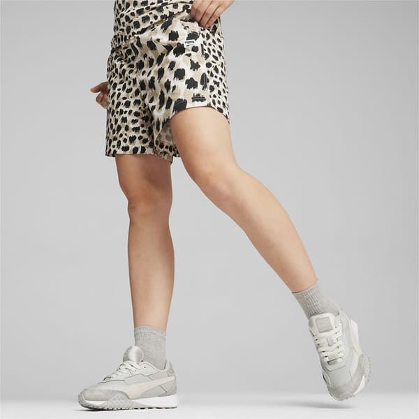 Puma Downtown Sportshorts Beige S Kvinna