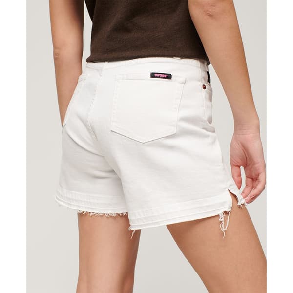 Superdry Vintage Mid Rise Cut Off Shortsit Beige 32 Nainen