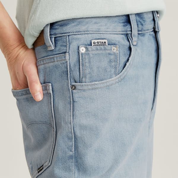 G-star Viktoria High Straight Fit Jeans Blå 28 / 28 Kvinna