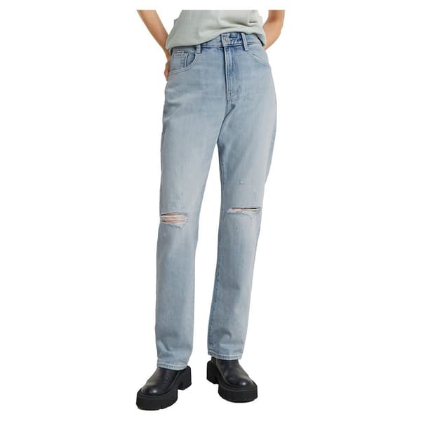 G-star Viktoria High Straight Fit Jeans Blå 28 / 28 Kvinna