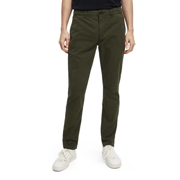 Scotch & Soda Essentials Stuart Regular Slim Fit Chinobyxor Grönt 29 / 34 Man