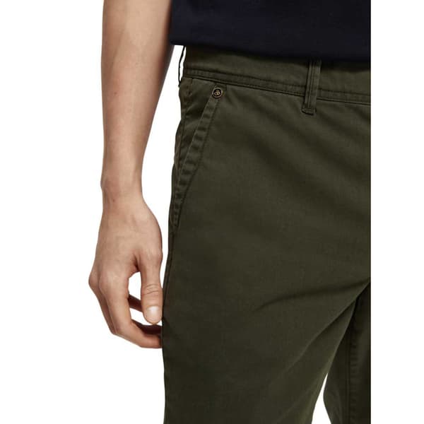 Scotch & Soda Essentials Stuart Regular Slim Fit Chinobyxor Grönt 30 / 34 Man