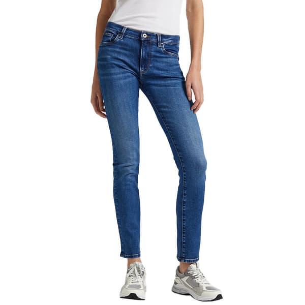 Pepe Jeans Slim Fit Jeans Blå 25 / 30 Kvinna