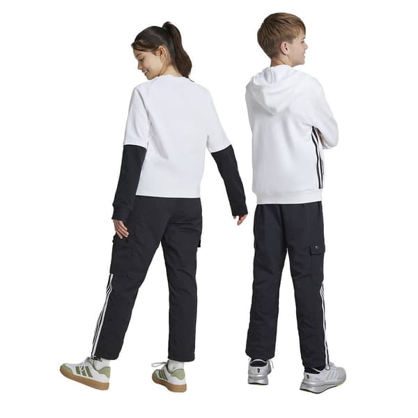 Adidas Street Jam Woven Cargobyxor Vit,Svart 15-16 Years Pojke