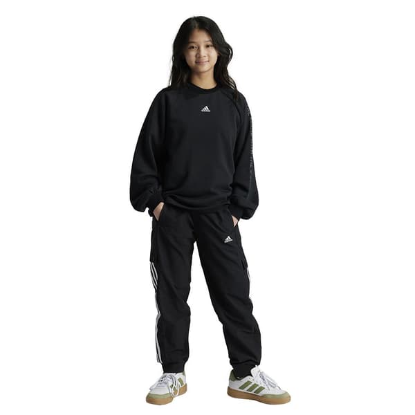 Adidas Street Jam Woven Cutted Cargobyxor Svart 11-12 Years Flicka
