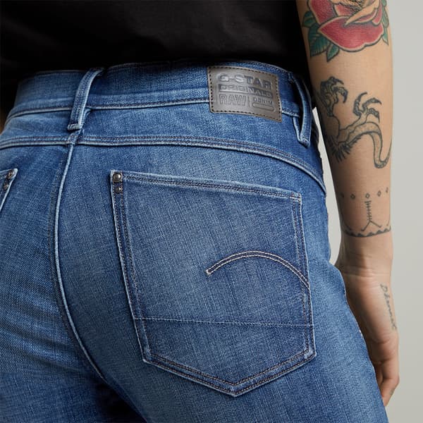 G-star Lhana Skinny Jeans Blå 26 / 28 Kvinde