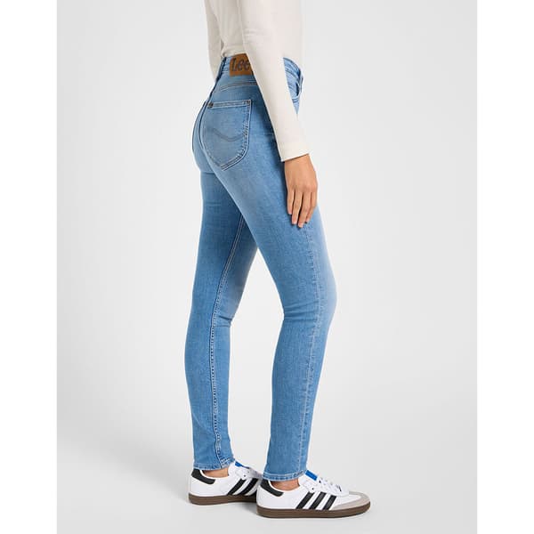 Lee Scarlett High Jeans Blå 26 / 29 Kvinna