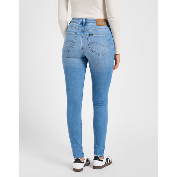 Lee Scarlett High Jeans Blå 26 / 29 Kvinna