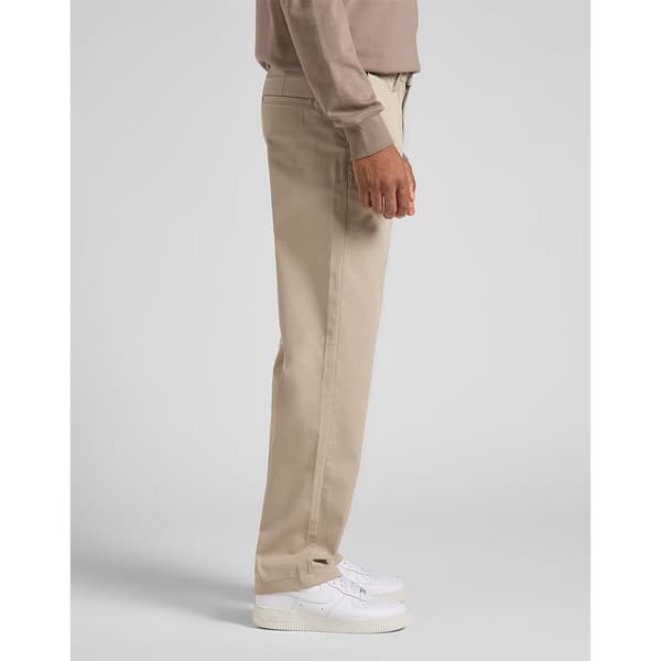 Lee Relaxed Chinobukser Hvid 27 / 32 Mand