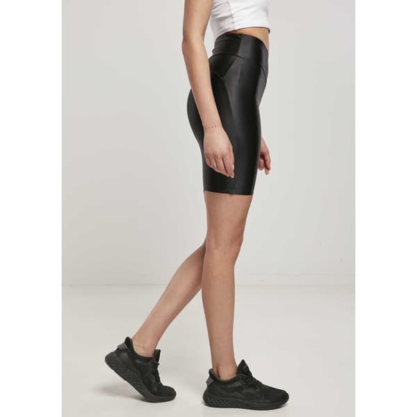 Urban Classics Metallic Cycle Korte Leggings 2 Enheder Sort 5XL Kvinde