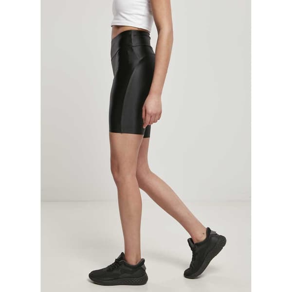 Urban Classics Metallic Cycle Korte Leggings 2 Enheder Sort 5XL Kvinde
