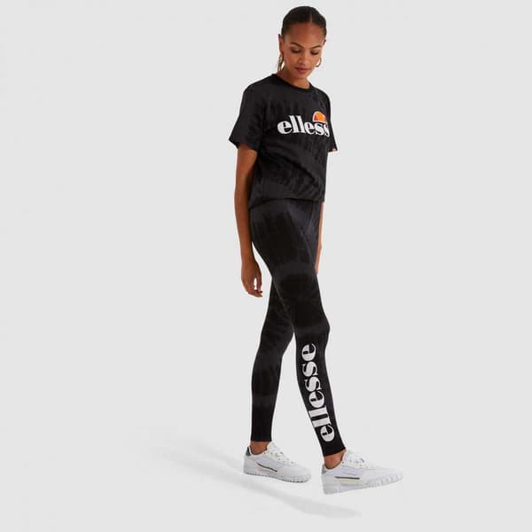 Ellesse Solos 2 Tie Dye Leggings Svart 6 Kvinna