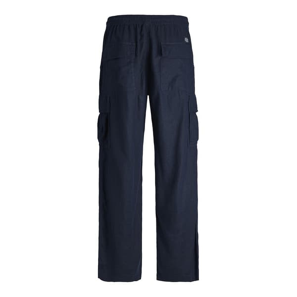 Jack & Jones Bill Nate Linen Blend Cargobukser Blå 46 Mand