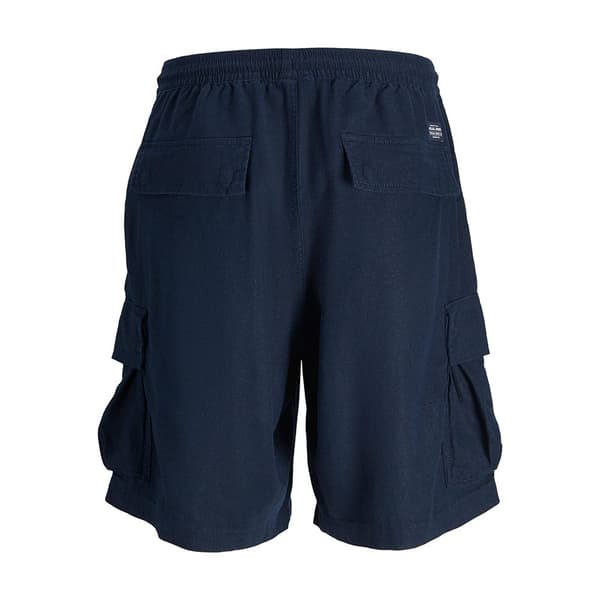 Jack & Jones Karl Nate Linen Ble Shor Cargo Shorts Blå 44 Man
