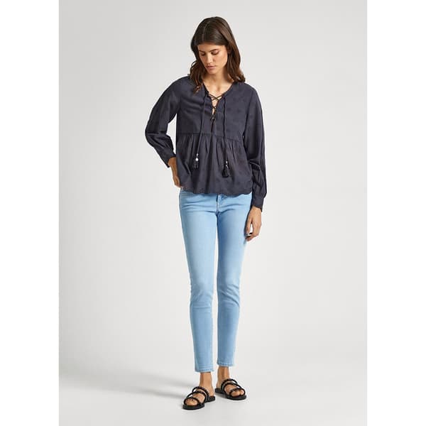 Pepe Jeans Pl204583 Skinny Fit Jeans Blå 29 / 30 Kvinna