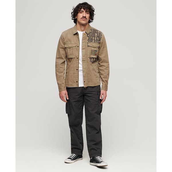 Superdry Baggy Parachute Byxor Grå 31 / 32 Man