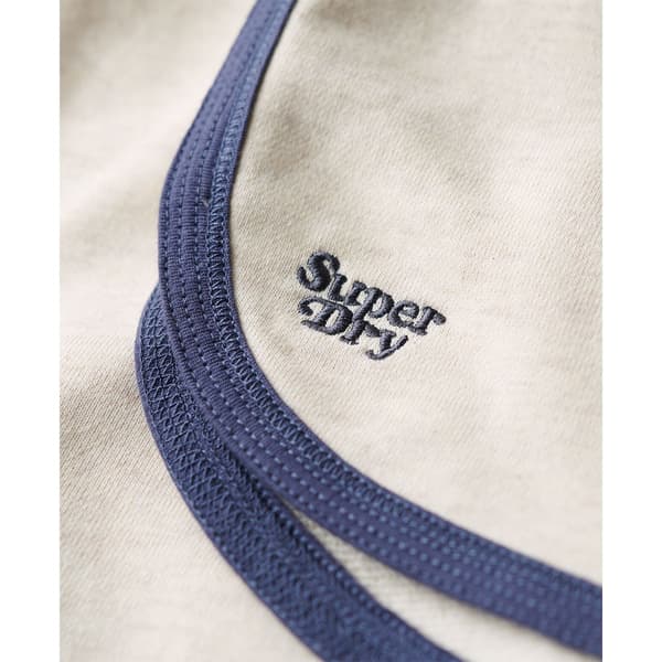 Superdry Essential Logo Racer Ub Shorts Beige L Kvinna