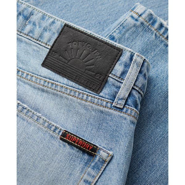 Superdry Vintage Straight Fit Jeans Blå 32 / 32 Mand