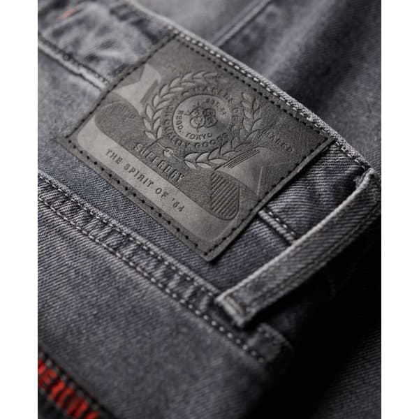 Superdry Vintage Slim Straight Jeans Svart 32 / 32 Man
