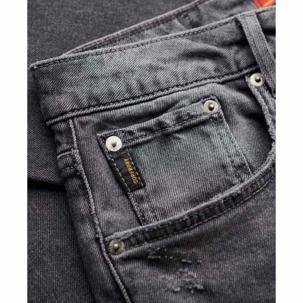 Superdry Vintage Slim Straight Jeans Svart 32 / 32 Man