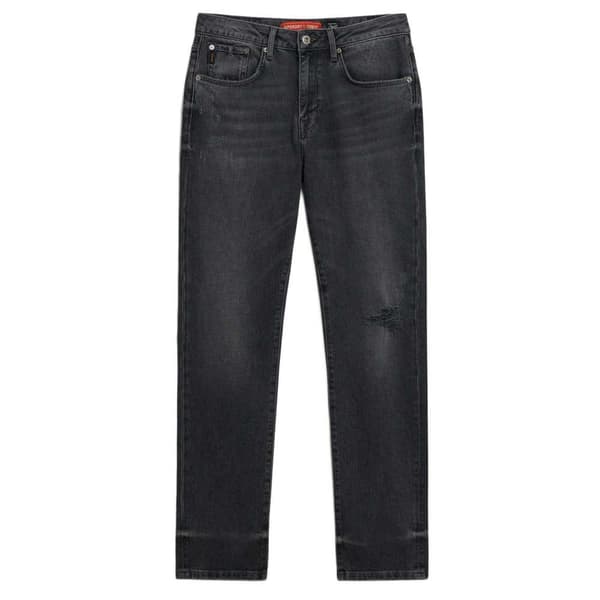 Superdry Vintage Slim Straight Jeans Svart 32 / 32 Man