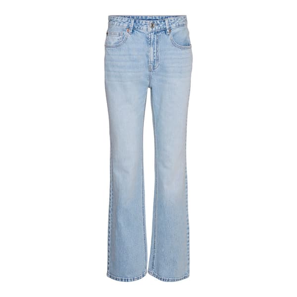Vero Moda Tessa Straight Li3010 Højtaljede Jeans Blå 29 / 32 Kvinde